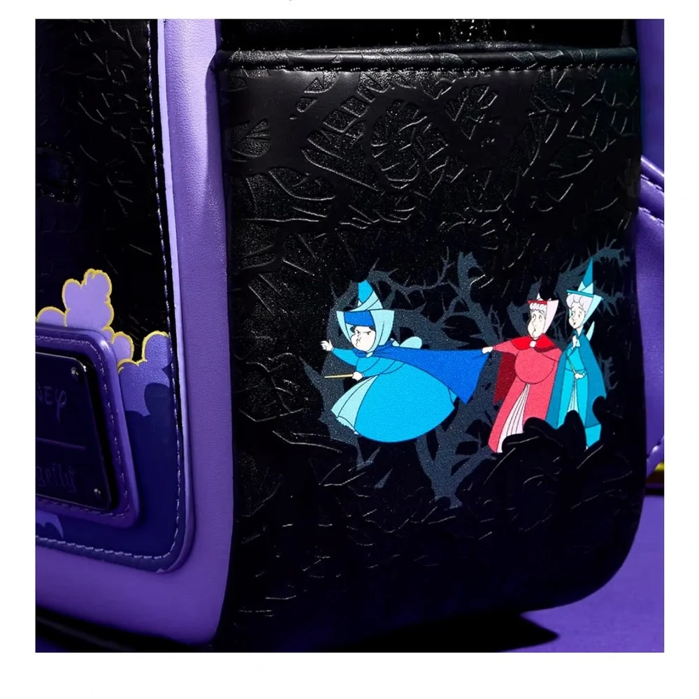 Loungefly Disney Backpack: Maleficent Dragon Lenticular GITD Mini-Backpack